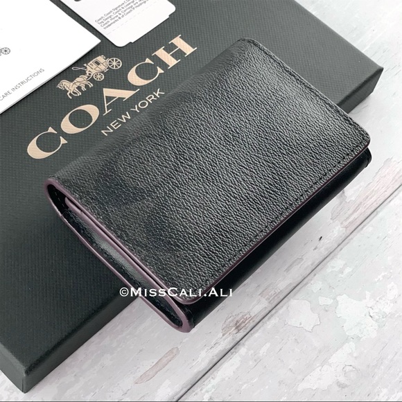 NWT COACH Signature Canvas Men’s Card Case Holder Bag - Picture 2 of 15